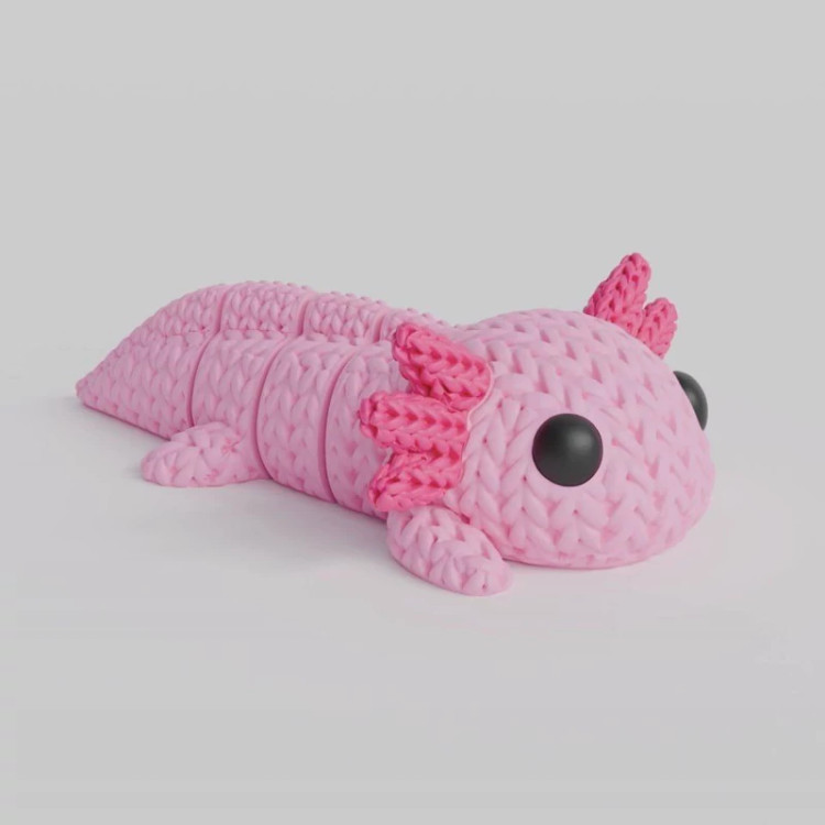 کلیدآویز Articulated Axolotl