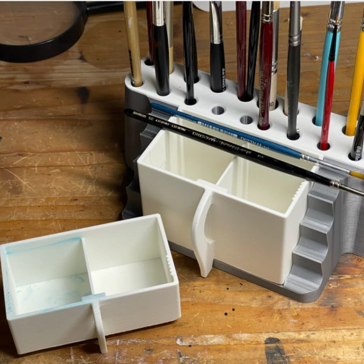 نگهدارنده قلم مو Paint Brush Rack