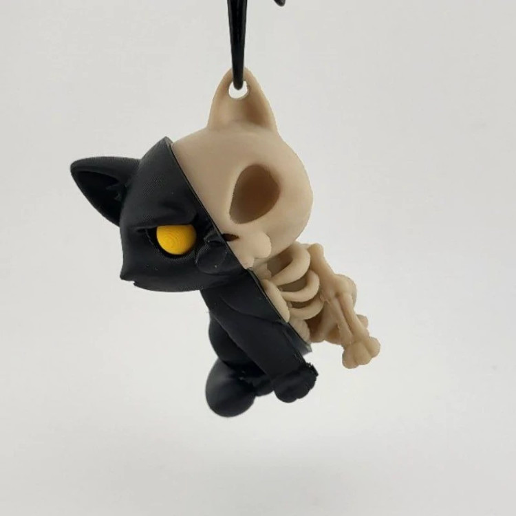 کلیدآویز Cat Skeleton