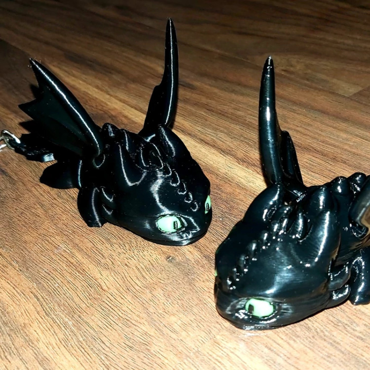 کلیدآویز Toothless Night Fury