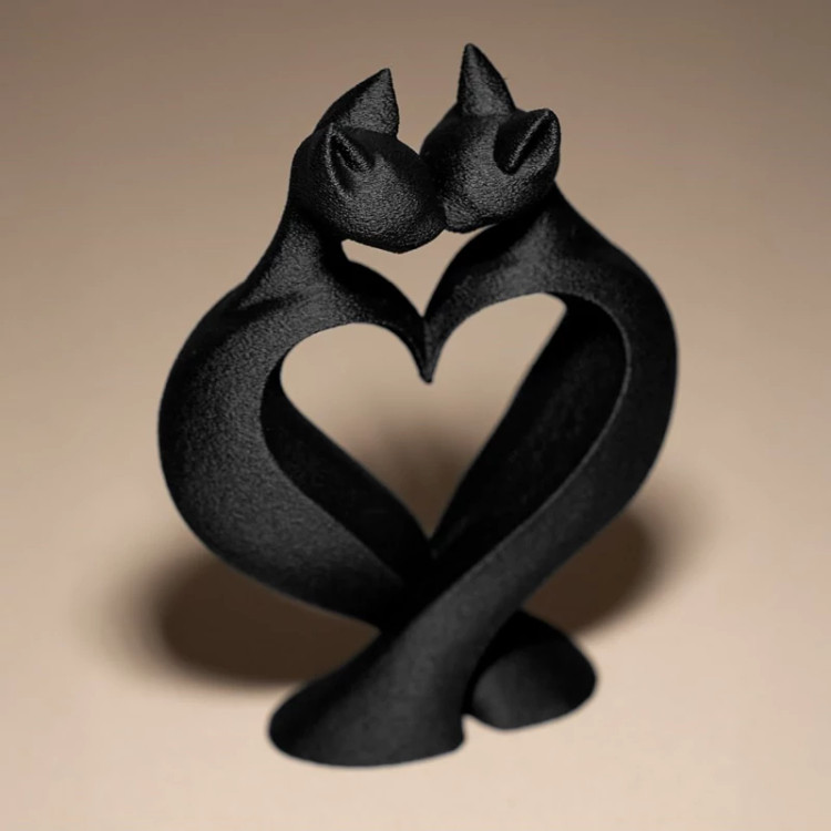 مجسمه دکوراتیو Cat Love Decor