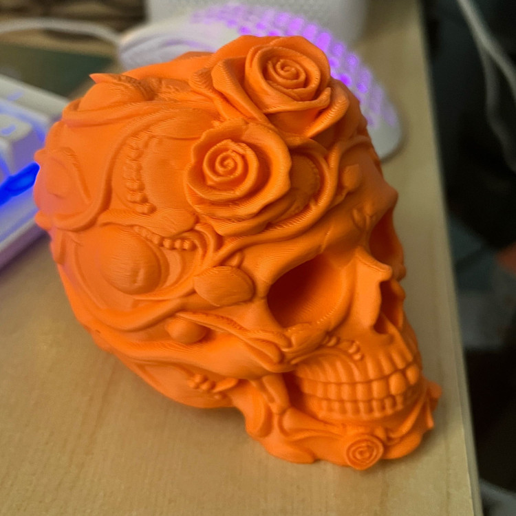 مجسمه دکوراتیو Rose Skull