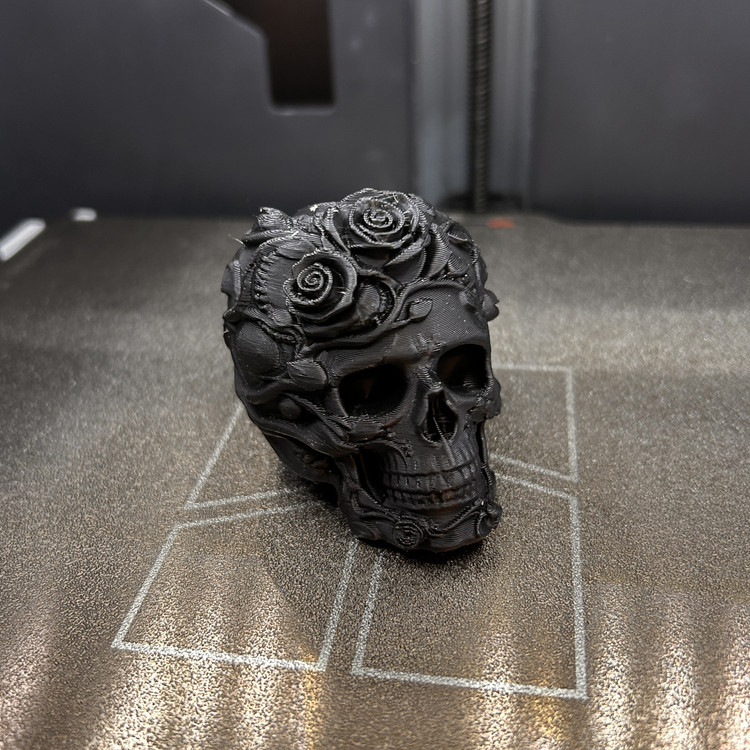 مجسمه دکوراتیو Rose Skull